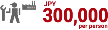 JPY300,000per person